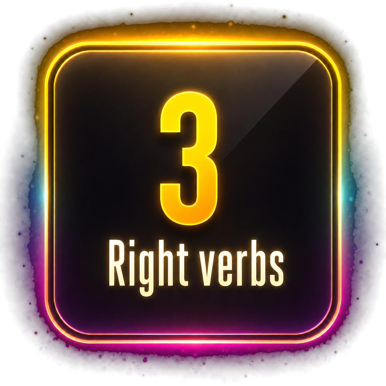 Right verbs